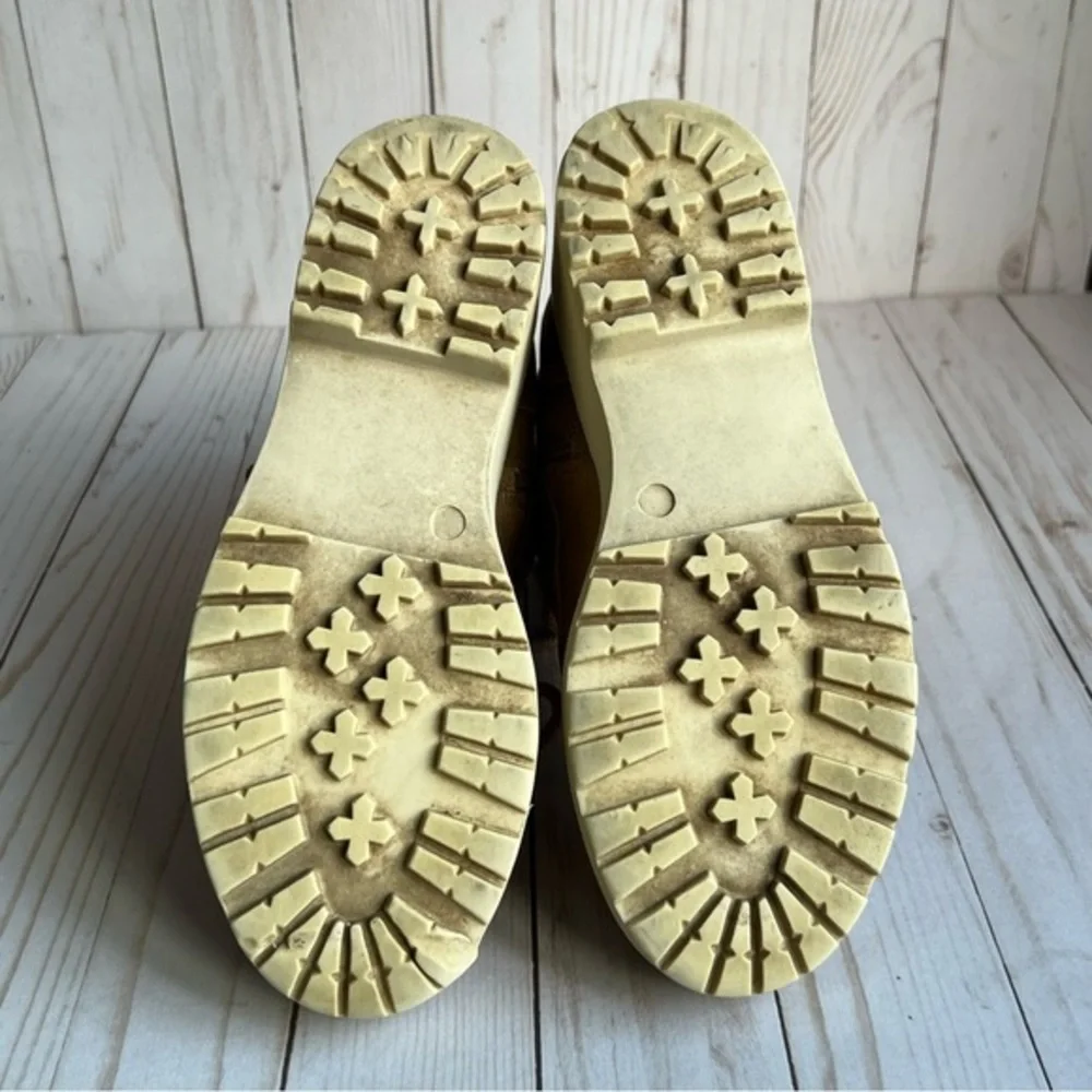 DV by DOLCE VITA‎ Cream & Tan Girls Ankle Boots Size 5